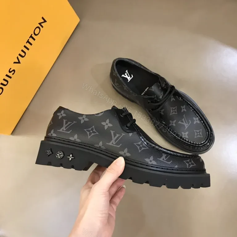 View 9 of Monogram Leather Loafers: Luxe Comfort & Iconic Style
