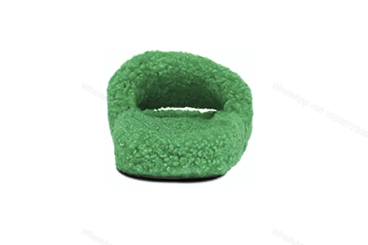 View 3 of Balenciaga Furry Slide Green 654261W2DO13060