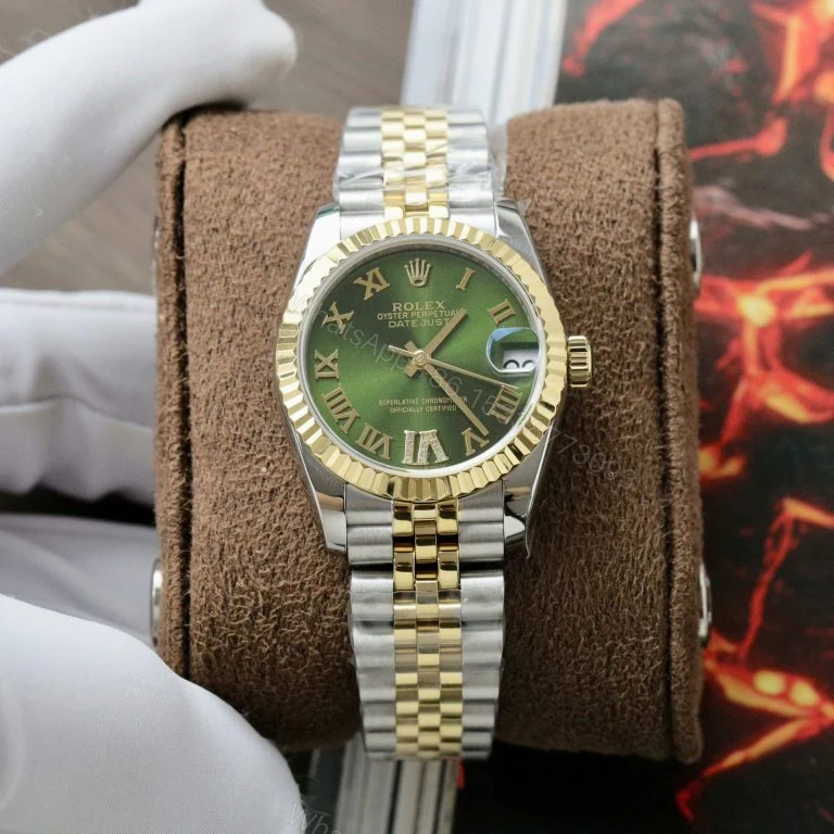 Datejust Women 31mm Super Clone Demi Yellow Gold Jubilee Bracelet — view 1