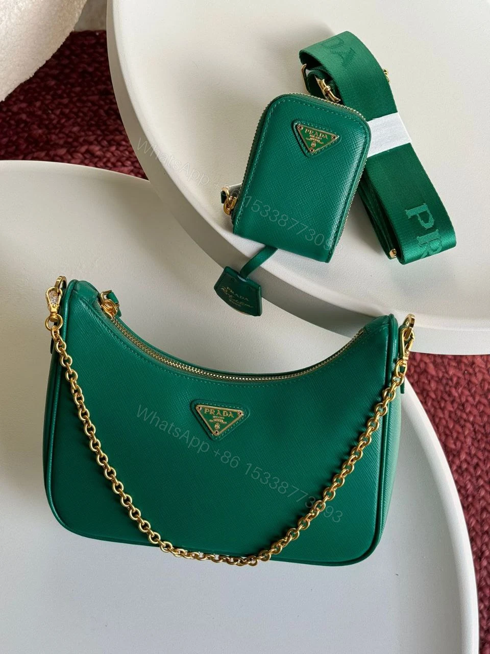 View 2 of Saffiano Lux Re-Edition 2005 Shoulder Bag Mango
