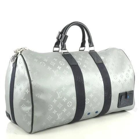 Replica 1:1 Clone Louis Vuitton Keepall Bandouliere Monogram 50 Black TOP QUALITY — view 1