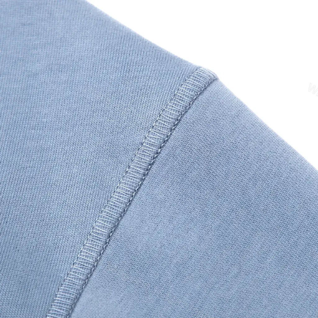 View 3 of Light Blue Cotton Tee, Casual, Stone Island Tag Shirt
