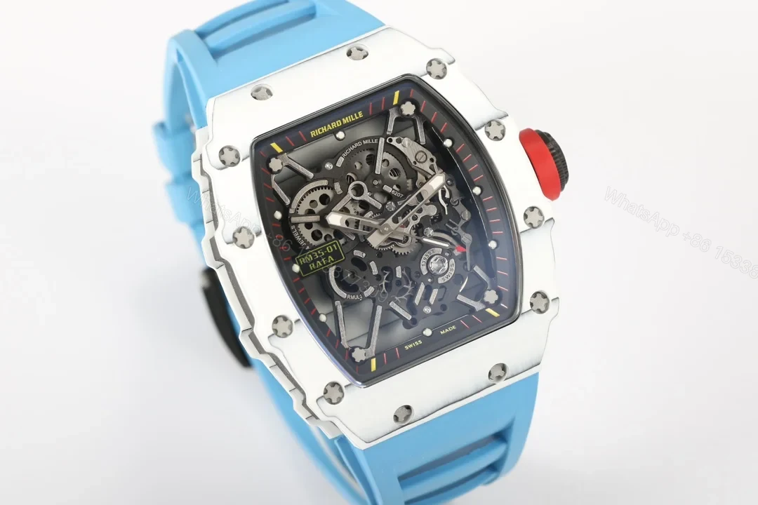 View 3 of Richard Mille RM35-01 NTPT Carbon Fiber RMUL3 Skeleton Automatic Watch RM35-01-NTPT-WG
