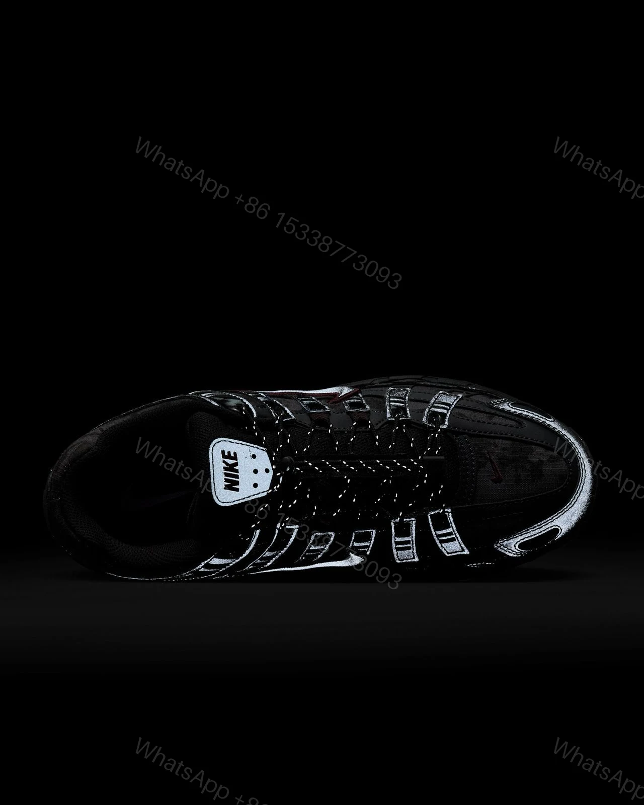 View 3 of NIKE P-6000 TRAINER BLACK MAROON