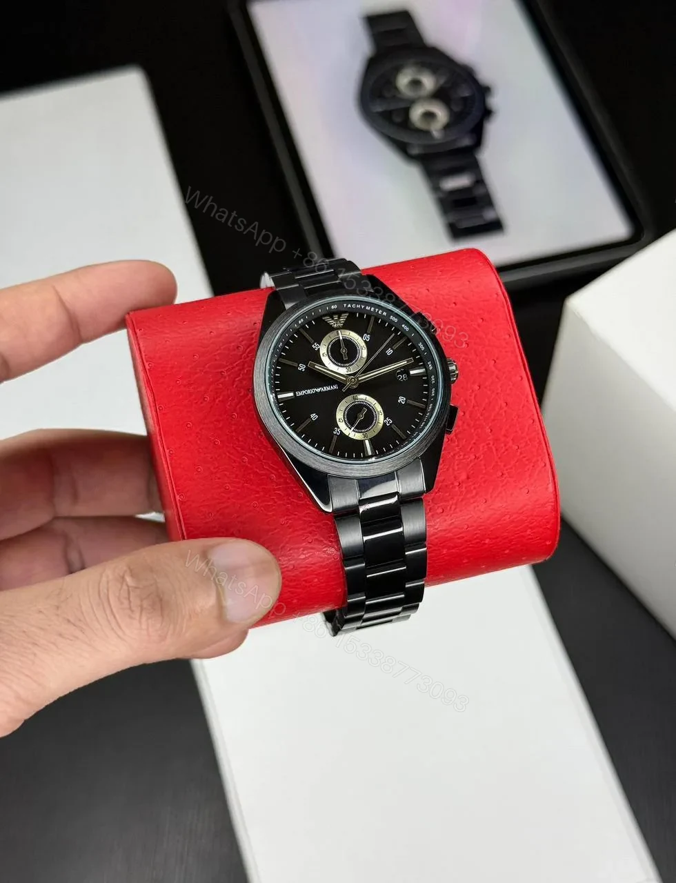 View 3 of Emporio Armani Classic Round
