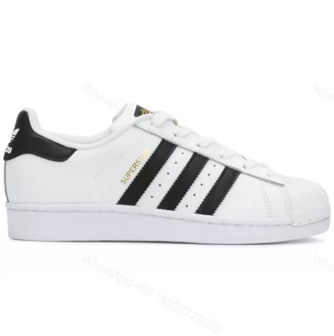 Adidas Superstar White Black — view 1