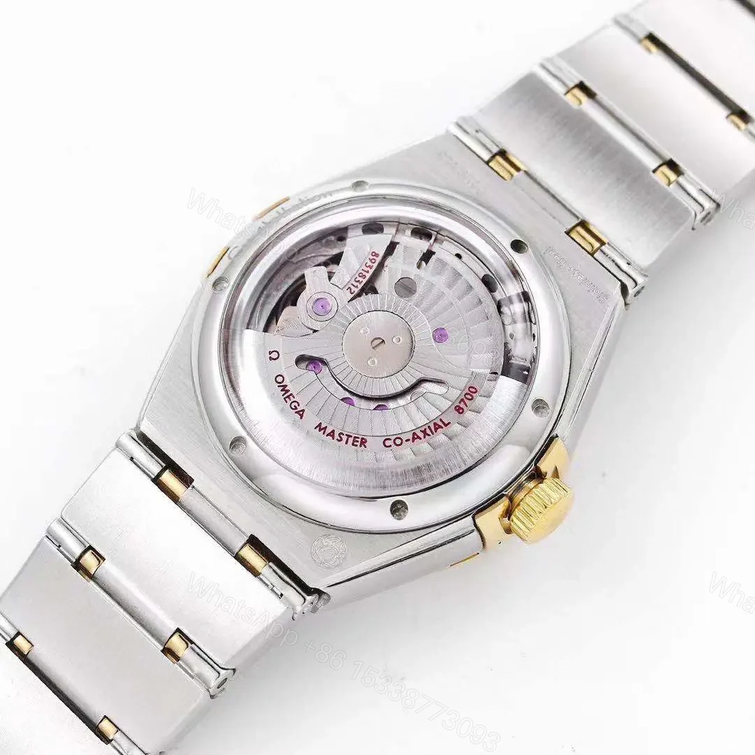 View 8 of Omega Constellation 29mm Women’s Watch Two-Tone Stainless Steel with Diamond Bezel V6 Version
