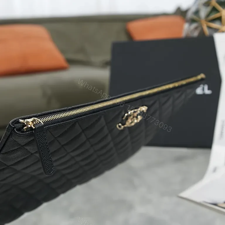 View 5 of Quilted Luxury Clutch: Chanel-Inspired Night-Perfect Console