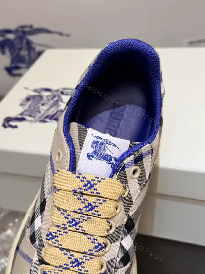 View 6 of BURBERRY TERRACE CHECK SNEAKERS – BBR095