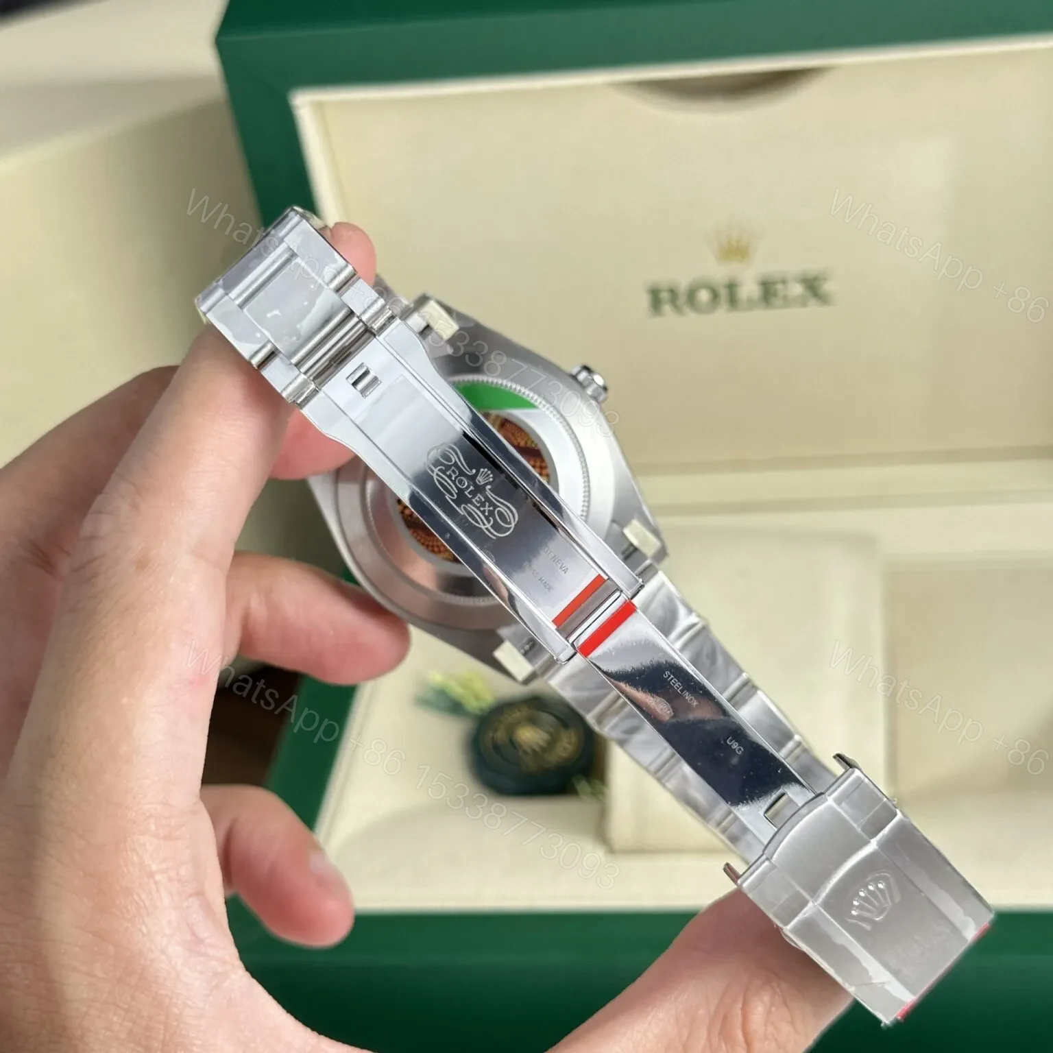 View 10 of Replica Rolex Oyster Perpetual Blue Dial 124300 41mm