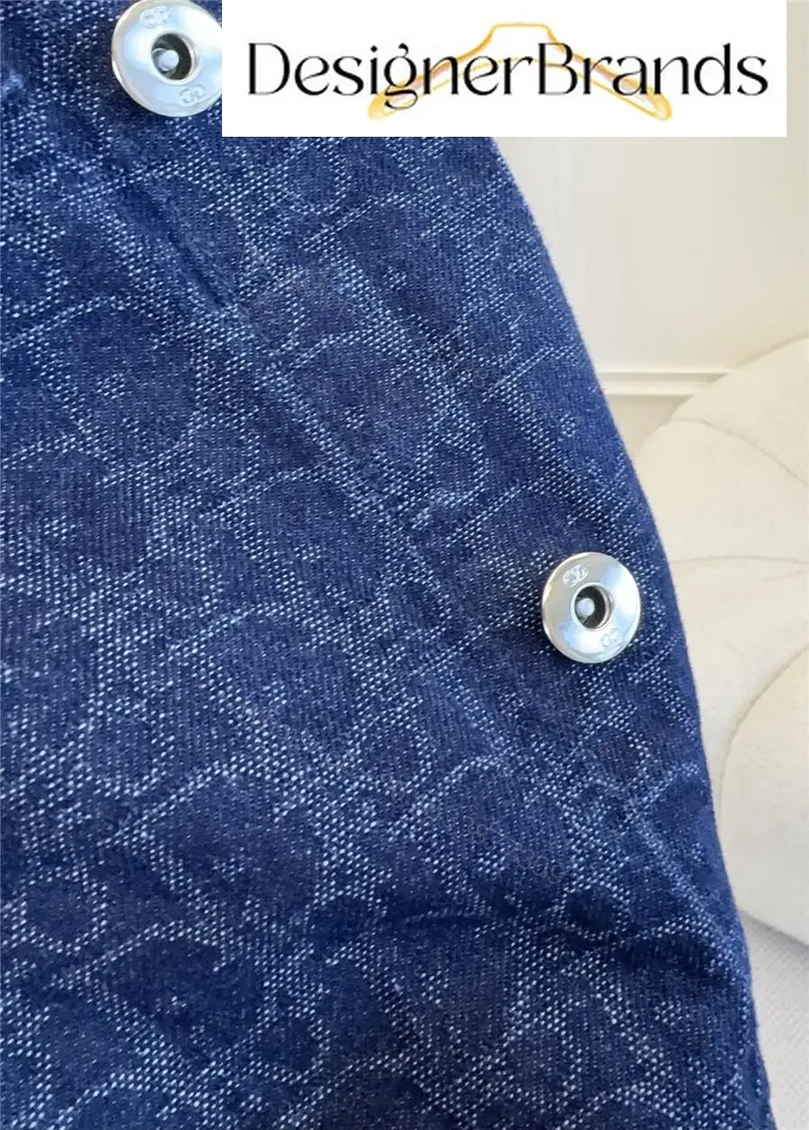 View 6 of Dior Dark Blue Cotton Denim Oblique Jacket