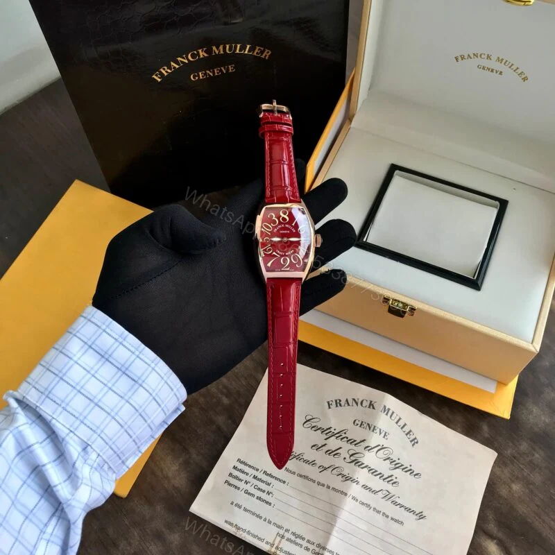 View 3 of Franck Muller Crazy Hours 5850 CH Red Dial Automatic 45MM