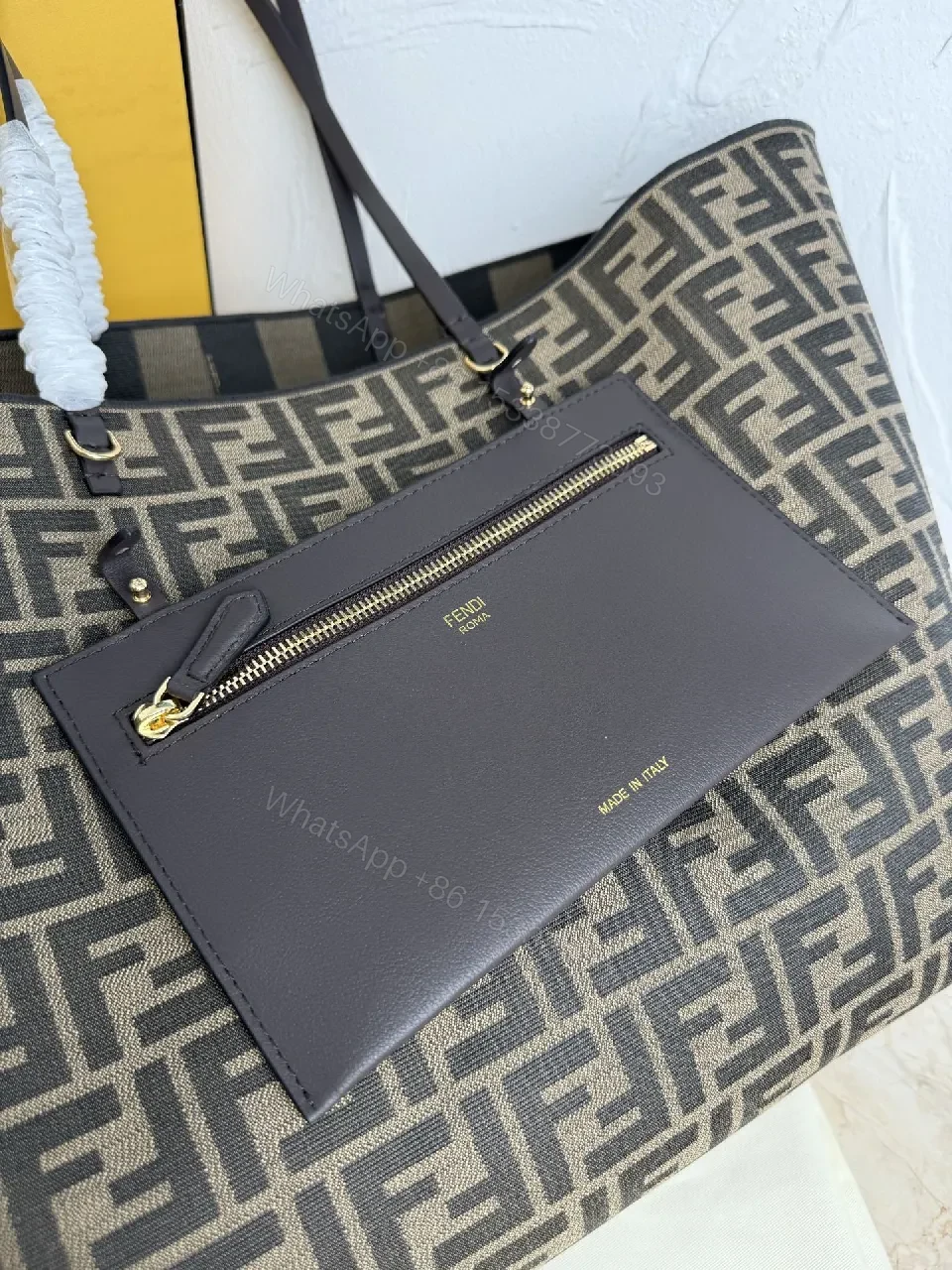 View 8 of Monogram Tote: Luxe Everyday Carry-All with Signature Pattern