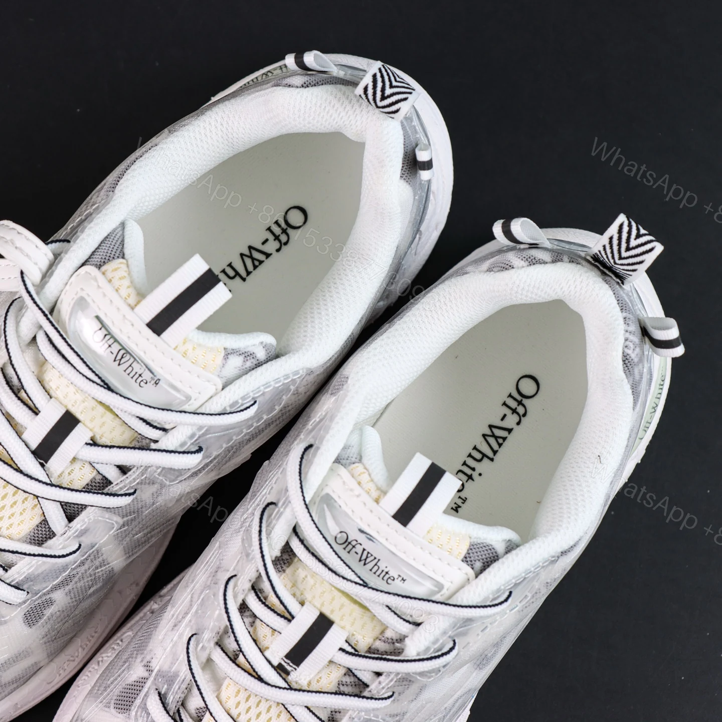 View 4 of Off White Be Right Back White Print