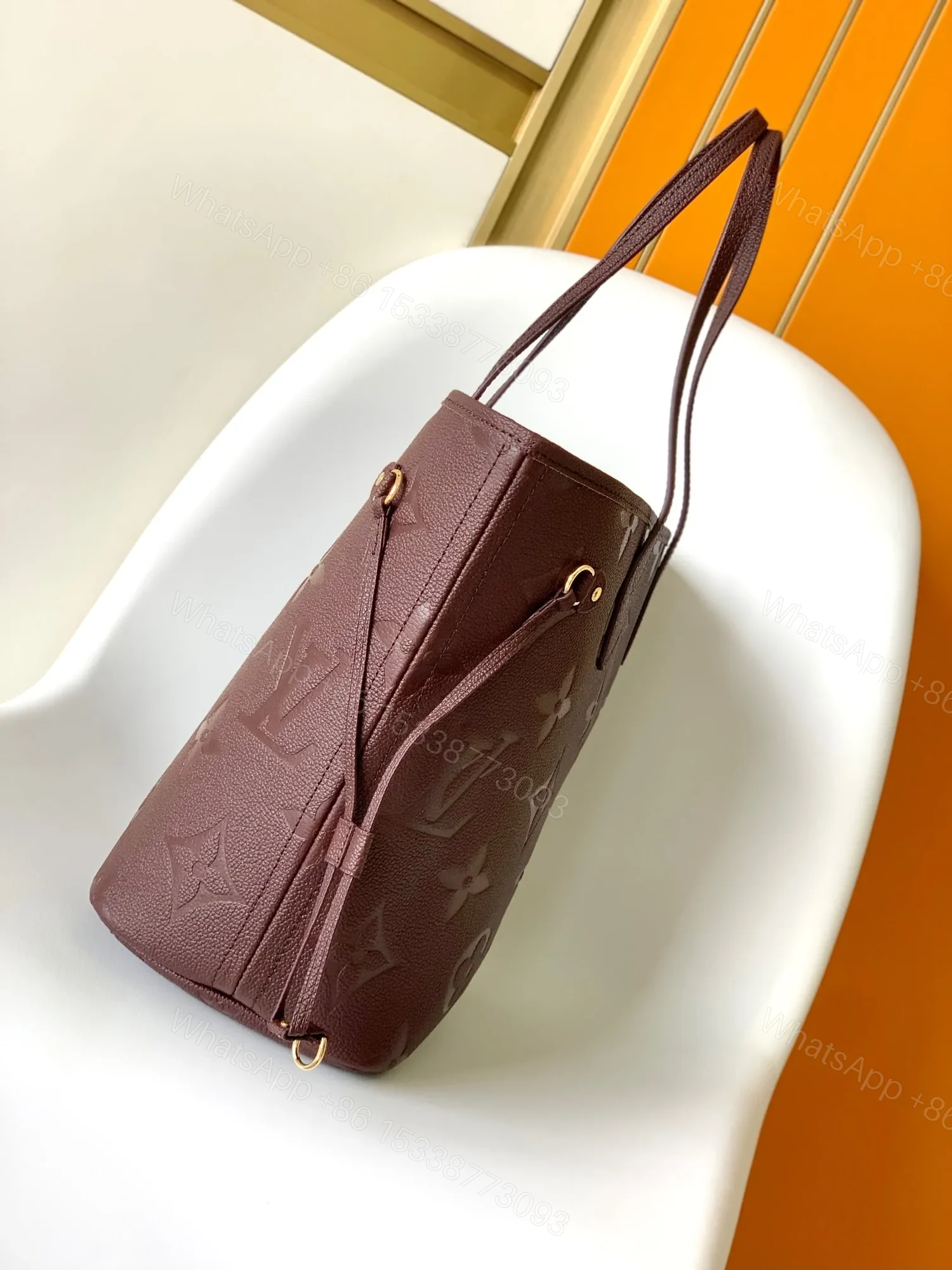 View 6 of LV NEVERFULL MM WITH DUSTBAG 1854 MONOGRAM JACQUARD
