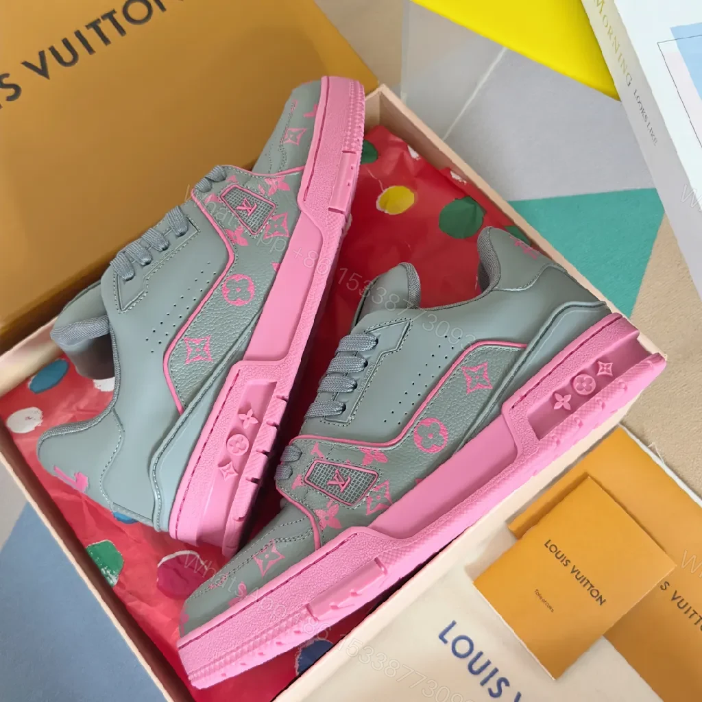 View 7 of Grey-Lilac High-Top Sneakers with Lux Texture & Comfort