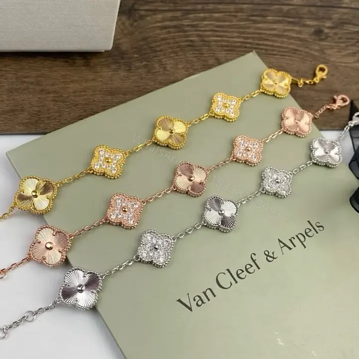 高仿首飾VanCleef&Arpels*RP4KN01五花四葉草手鏈 — view 1