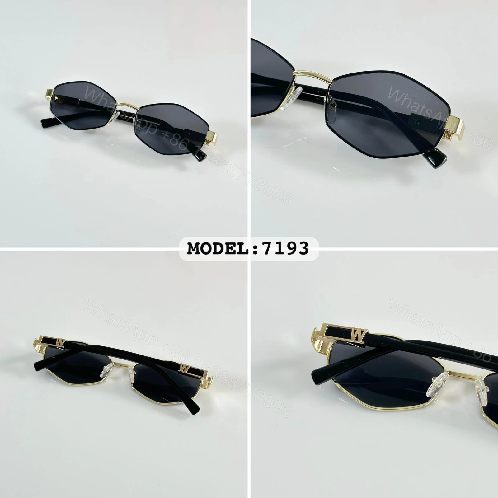 View 3 of Louis Vuitton Aviator 7193 Metal Frame UV Protection
