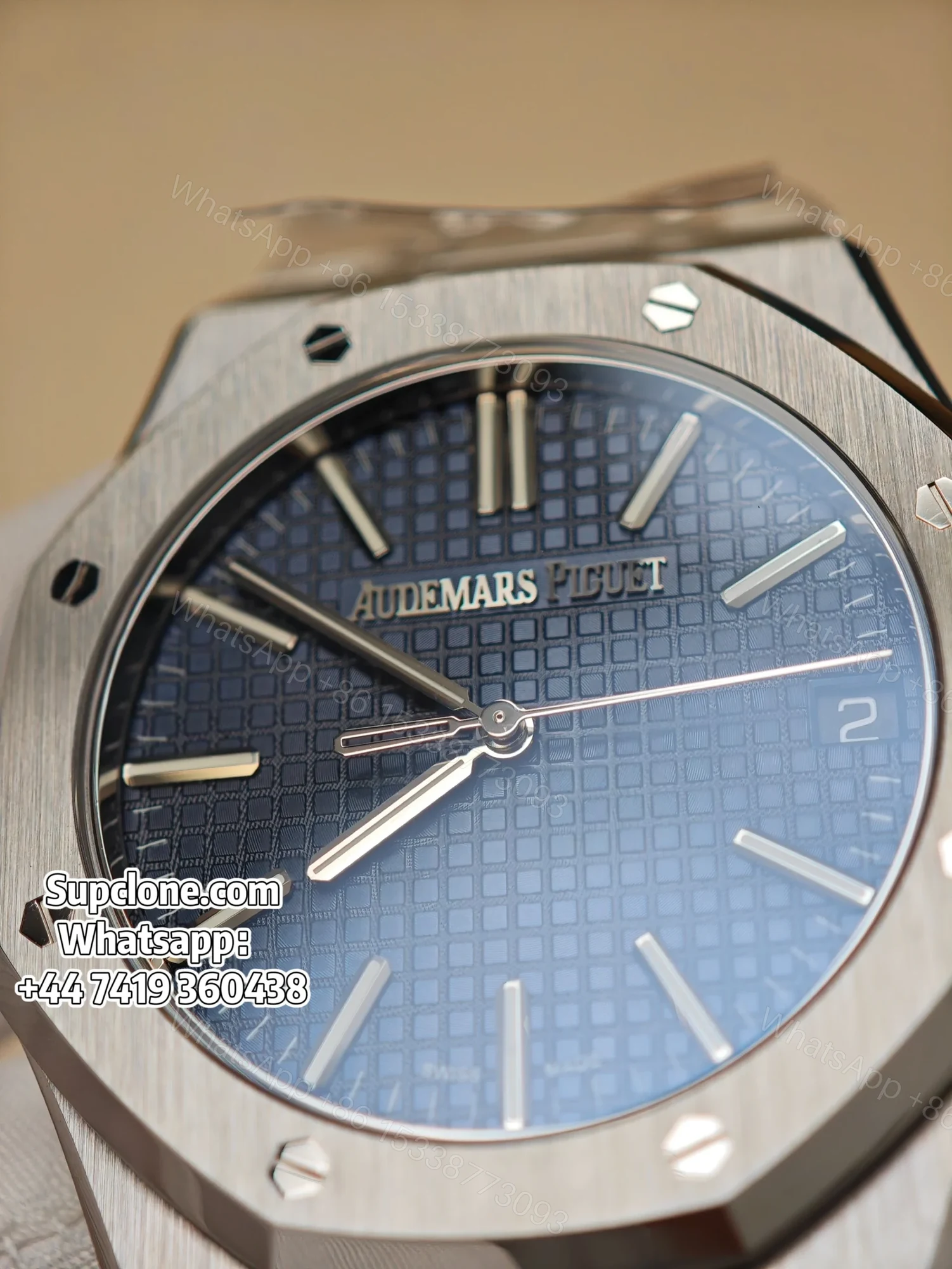 View 12 of Audemars Piguet Super Clone 1:1 Royal Oak 15510 Blue Dial 41MM