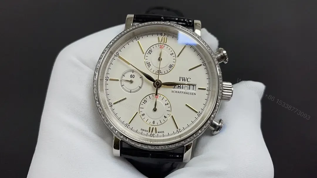View 3 of IWC Portofino Chronograph Stainless Steel / Silver IW3910-22