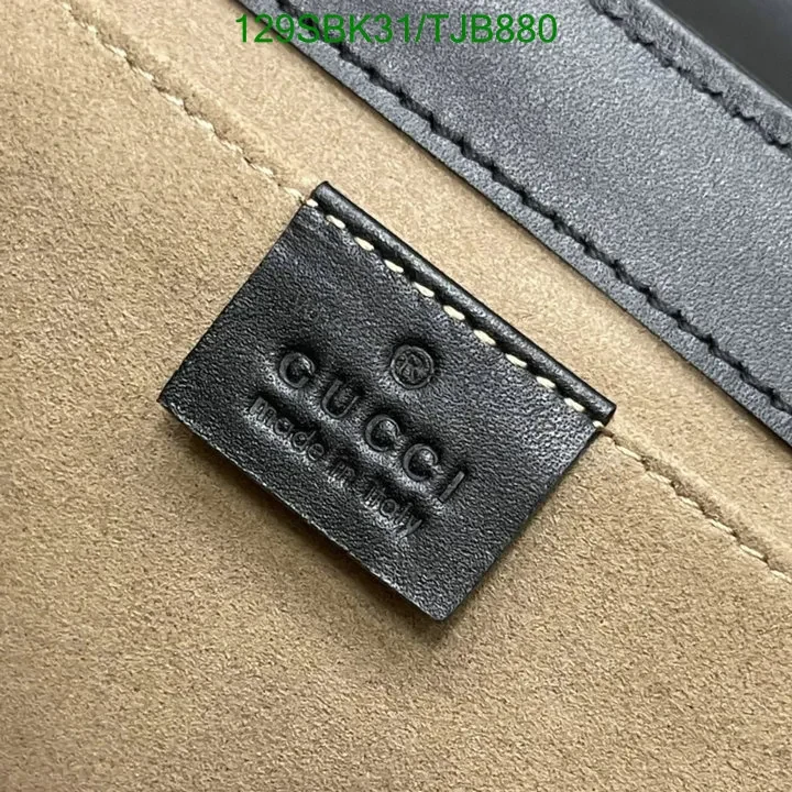 View 11 of Gucci Padlock Small Shoulder Bag Beige/Ebony made of GG Supreme Canvas OP487