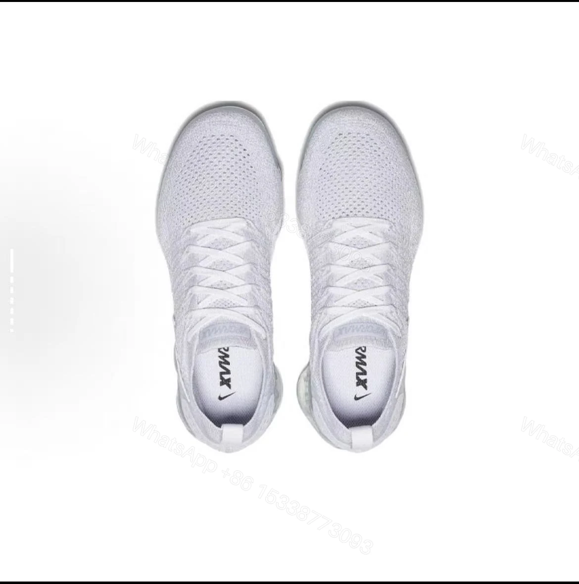 View 3 of Nike Air VaporMax Flyknit 2 White Pure Platinum 942842-100