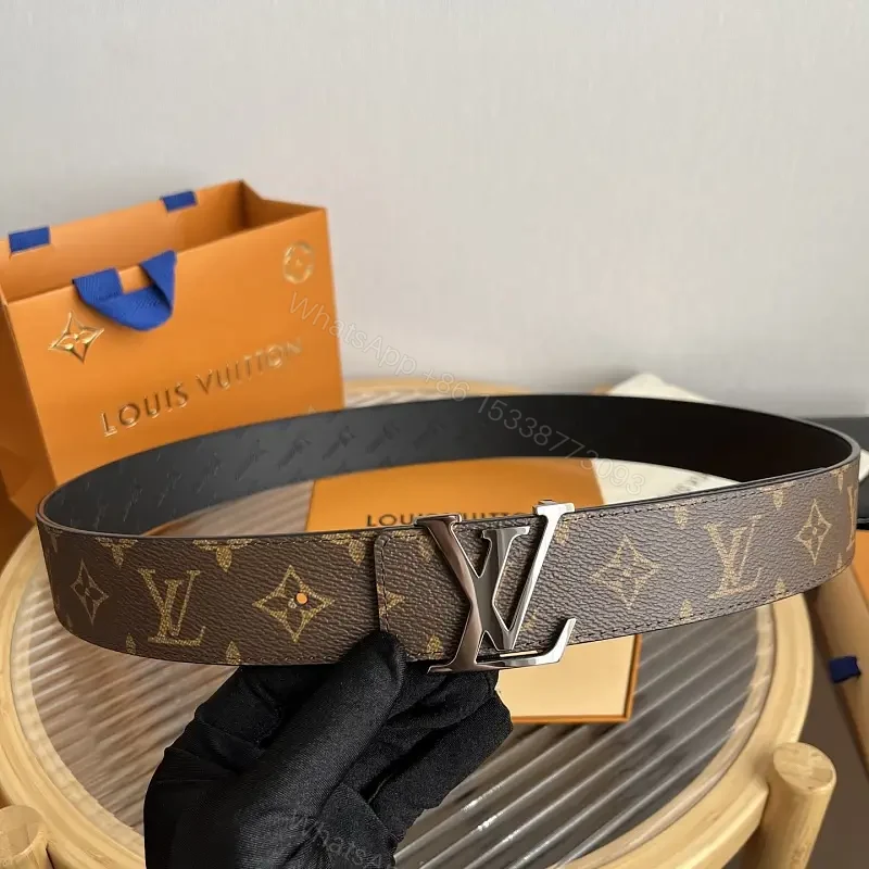 Brown Monogram Belt Style Accessory with LV Buckle — view 1