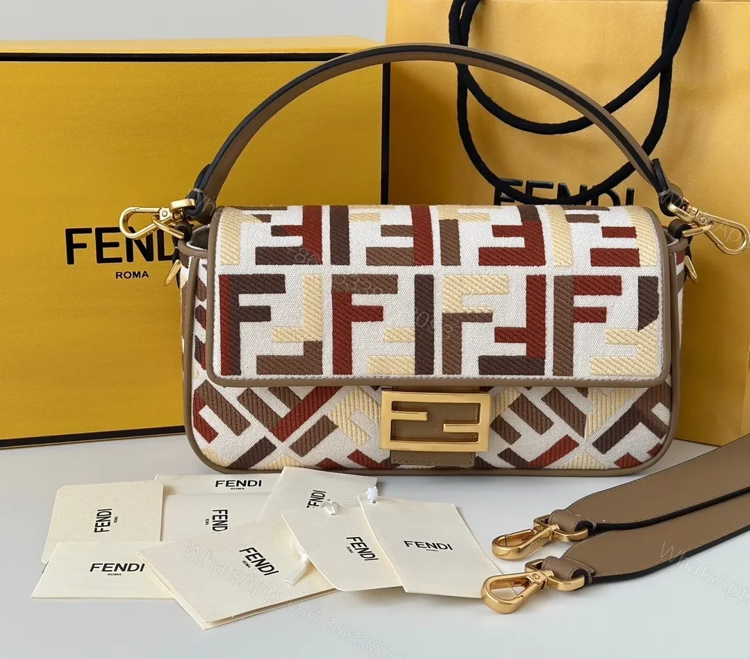 Statement Pattern Shoulder Bag with Signature Hardware — view 1
