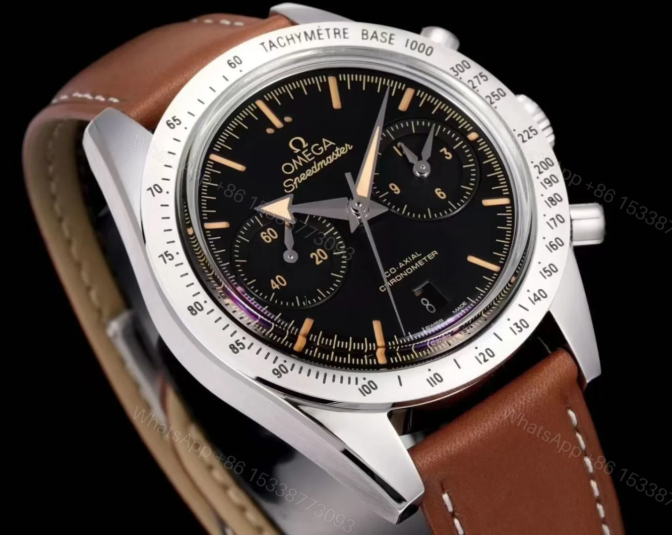 View 3 of Omega Speedmaster 57 Master Chronometer 40.5 Stainless Steel Black Dial 332.12.41.51.01.001