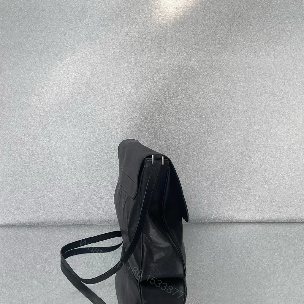 View 4 of Compact Black Leather Crossbody: Subtle Luxe, Minimal Hardware