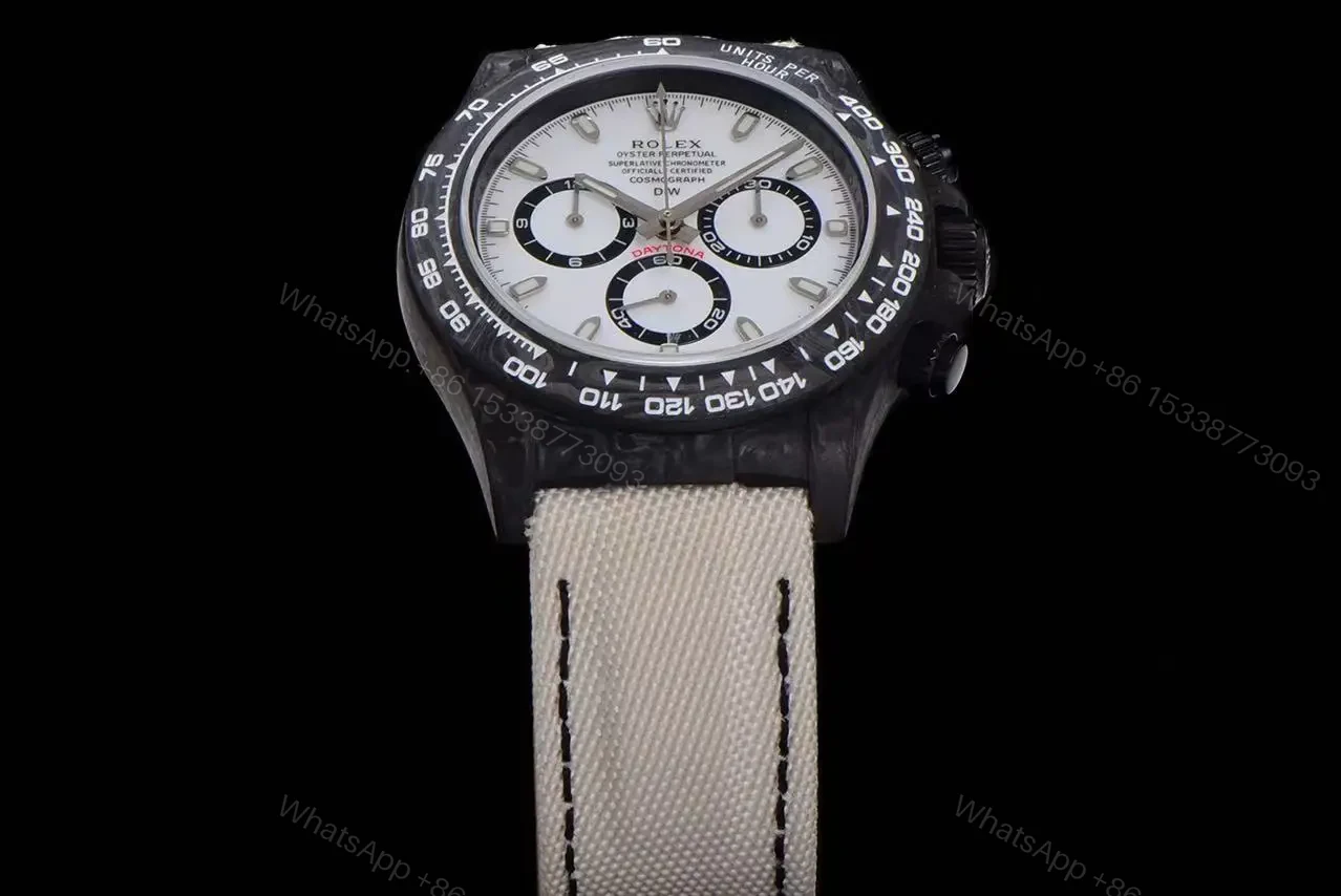 View 9 of Replica DiW Rolex Cosmograph Daytona Panda Carbon