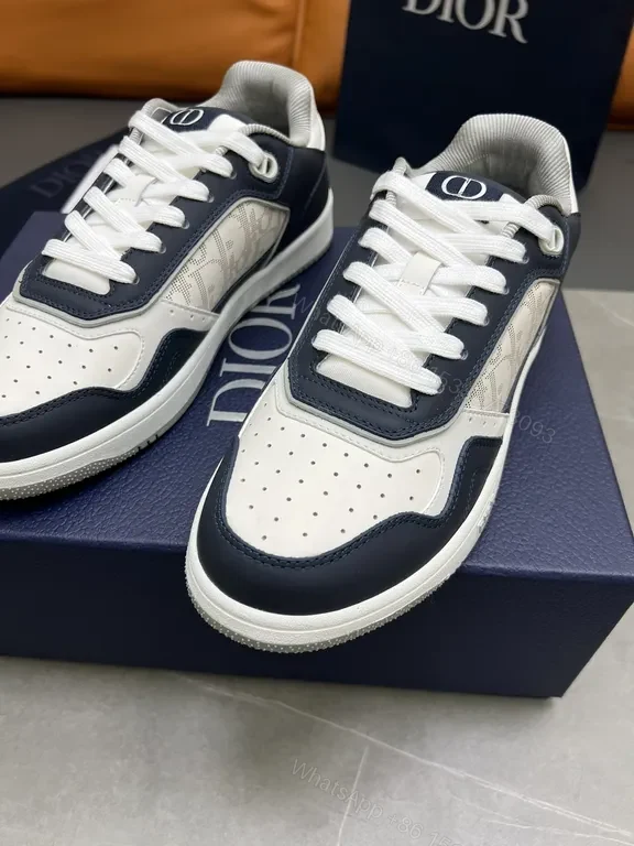 View 2 of Chic Leather-Lined Sneaker: Dior-Inspired Luxury Comfort