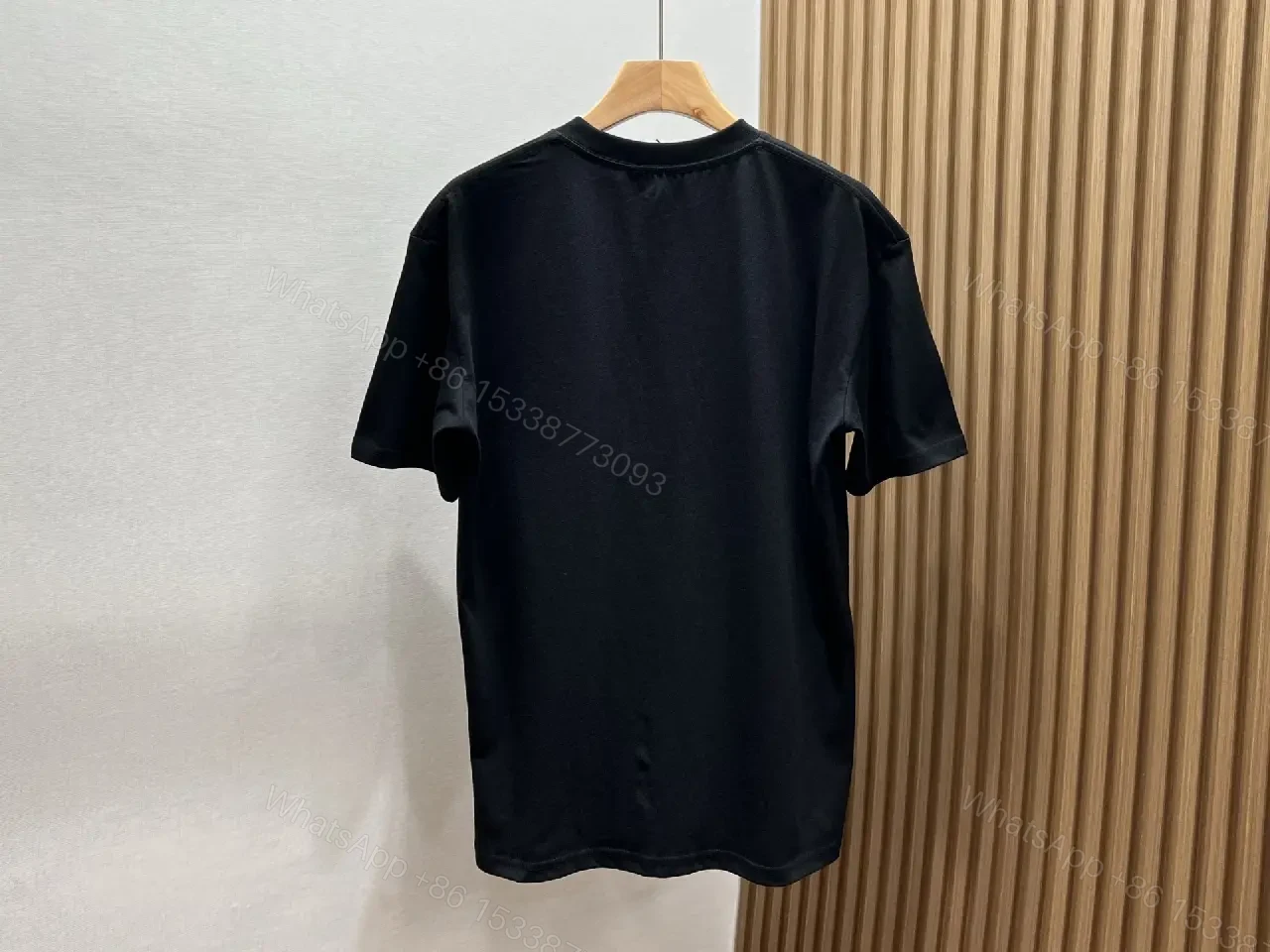 View 10 of Neutral Patchwork Tee: Designer-Emblem Graphic Essential