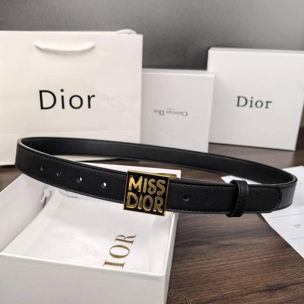 View 3 of DIOR MISS DIOR GRAFFITI BELT BLACK 30MM B0598UMOD M900 95