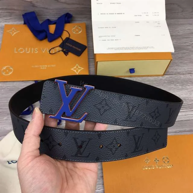View 2 of LOUIS VUITTON INITIALES 40MM REVERSIBLE MONOGRAM CANVAS BELT – B86