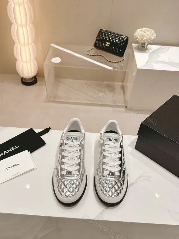 View 2 of Shimmering Silver-Chic High-Tops: Luxe All-Season Sneakers