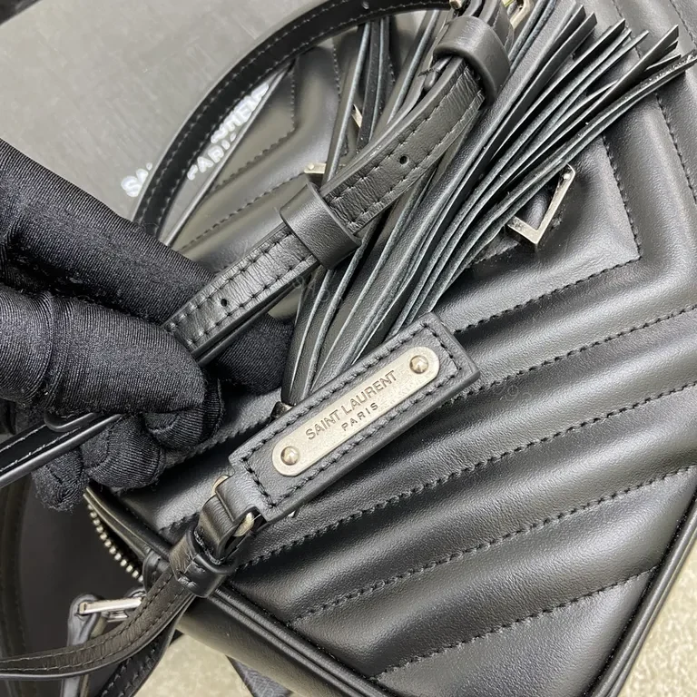 View 8 of Chic Chevron Quilting Crossbody with YSL Hardware Bag