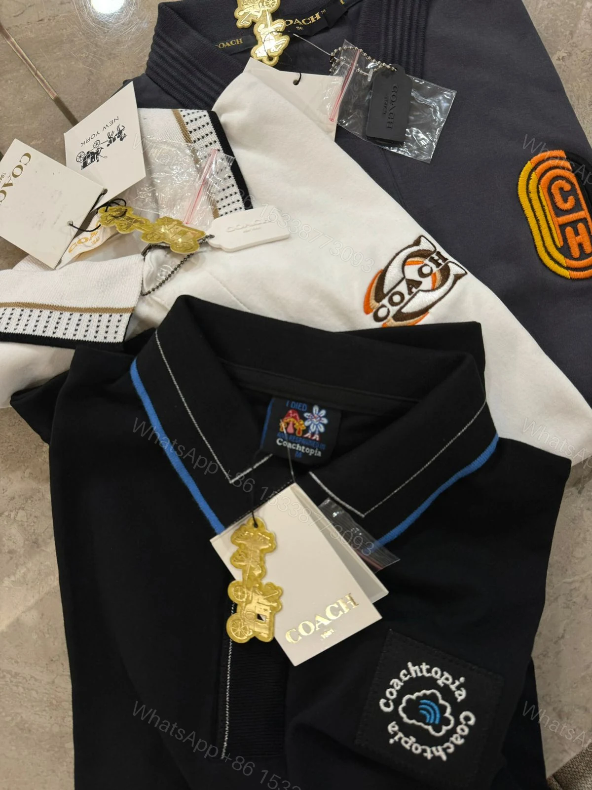 View 6 of First Copy Premium Coach Polo T-Shirts