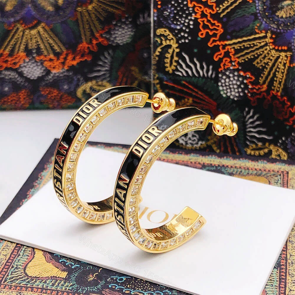 View 3 of DIOR Code Earrings