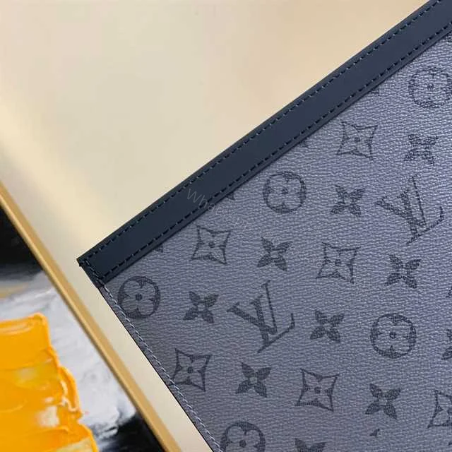 View 6 of LOUIS VUITTON POCHETTE VOYAGE MM MONOGRAM ECLIPSE CANVAS M69535