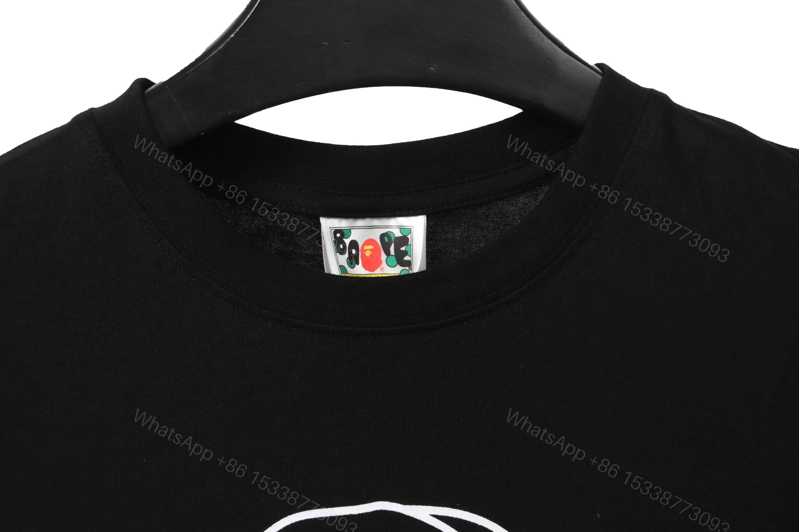 View 2 of BAPE outlined ape head T-Shirt
