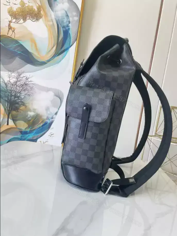 View 3 of LOUIS VUITTON CHRISTOPHER PM DAMIER GRAPHITE CANVAS – LBV389