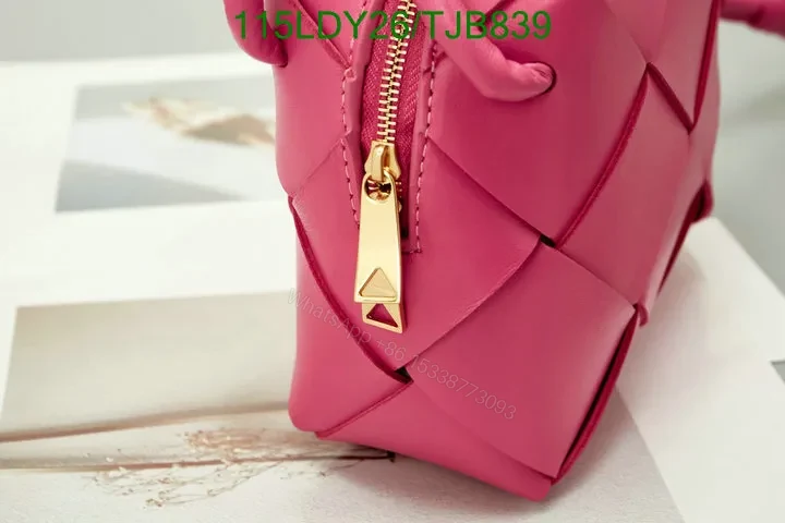 View 8 of Bottega Veneta Pink Cassette Bag with Dustbag Inclusion OLS115