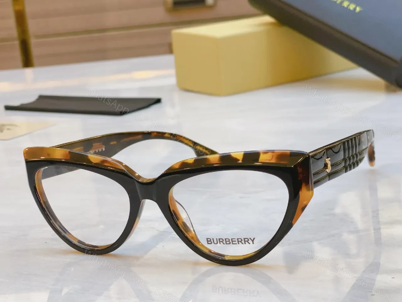 View 9 of Sculpted Cat-Eye Frames: Luxe Black Acetate Sunglasses