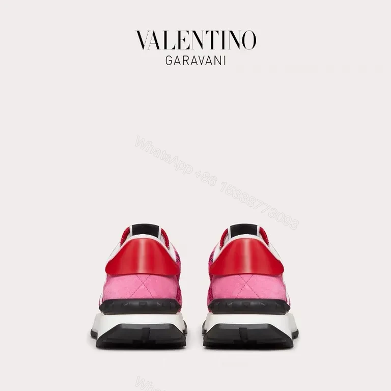 View 2 of Bold Pink Valentino Sneakers: Luxury Comfort All Day