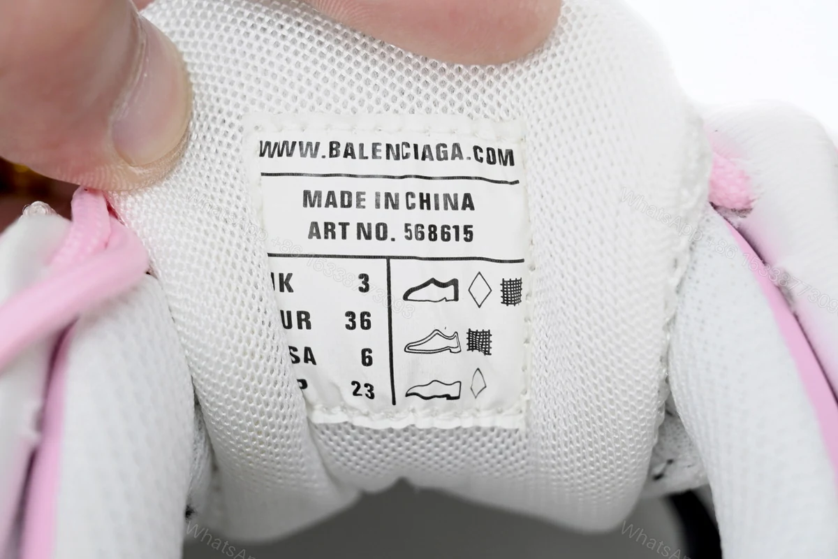 View 8 of Balenciaga Track 2 Sneaker Pink White15 568615 W3AE2 5291