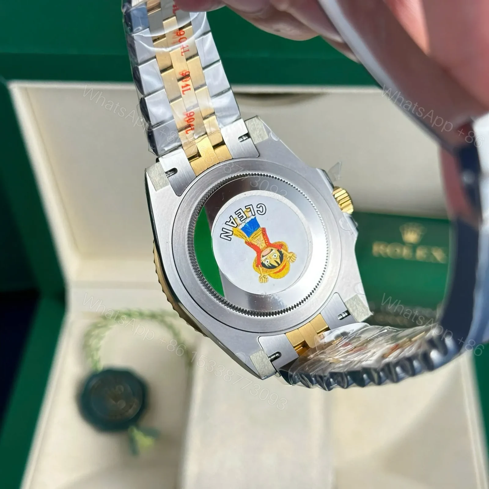 View 11 of Superclone Rolex GMT-Master II Black Dial “Zombie” 126713GRNR
