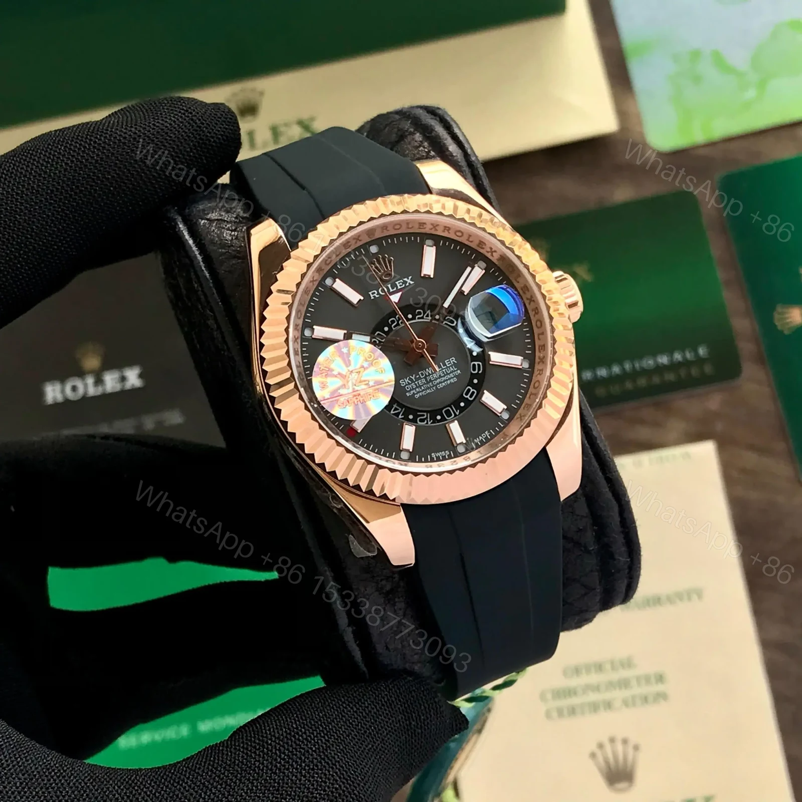 View 3 of Rolex Sky Dweller Rose Gold
