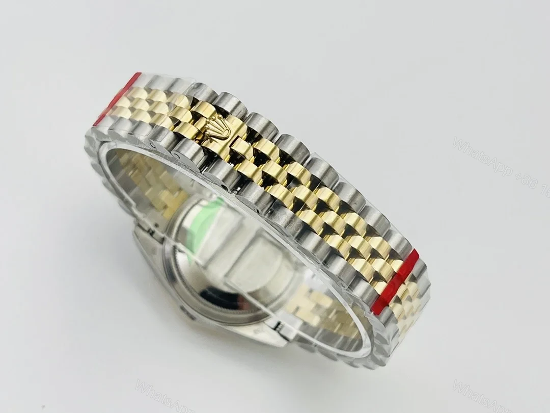 View 5 of Replica Rolex Datejust Gold Palm Motif Dial 126233 36 mm