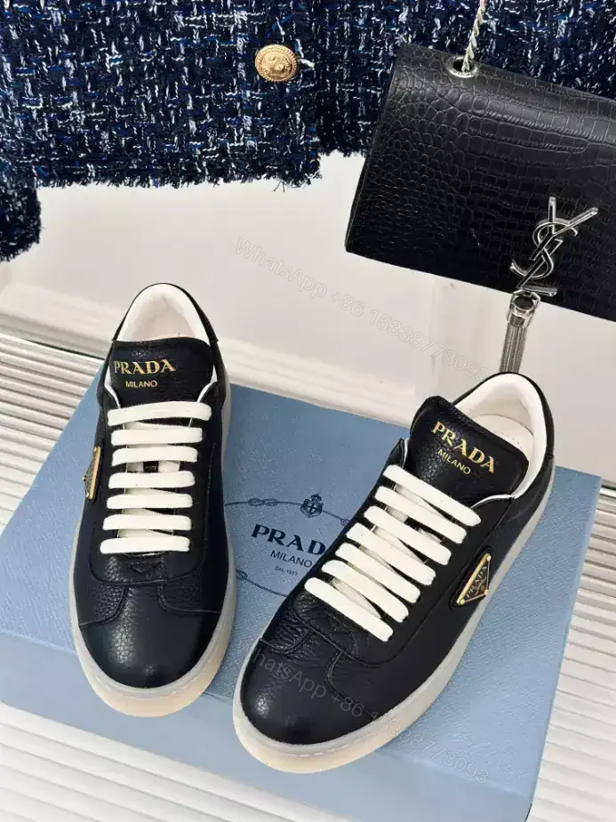 View 10 of PRADA SUEDE SNEAKERS ALABASTER BLACK – PRD082